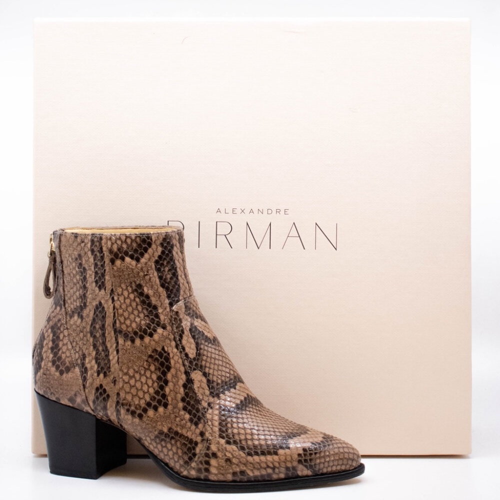 Alexandre Birman Python Ankle Boots - Picture 10 of 12